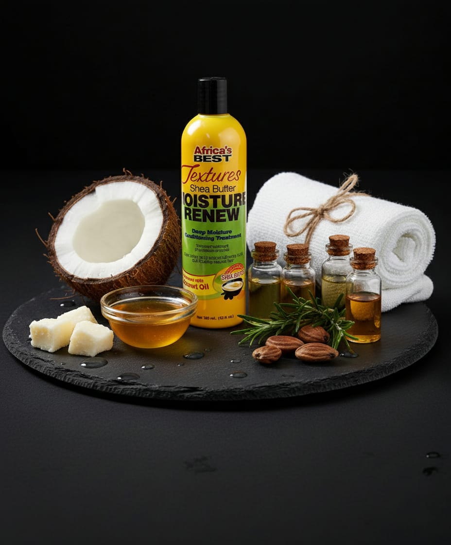 Africas Best Textures Shea Butter Moisture Renew Conditioning Treatment 355 ml